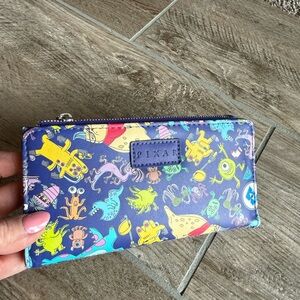 Disney Pixar Monsters Inc Buckle Down Wallet